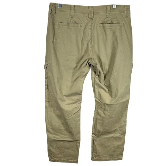 Wrangler Mens Relaxed Fit Cargo Pants Khaki Tan 34x30 - Picture 8 of 8